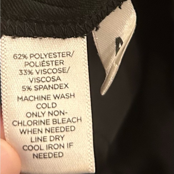 LOFT Black Marisa Trouser Boot Cut Pants Size 6 Style 347472 - Picture 11 of 14